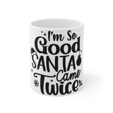 Santa Came Twice — Mug