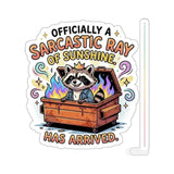 Sarcastic Ray Of Sunshine Vinyl Sticker - Lifestyle Photo