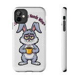 Somebunny Needs Wine — Tough Phone Case